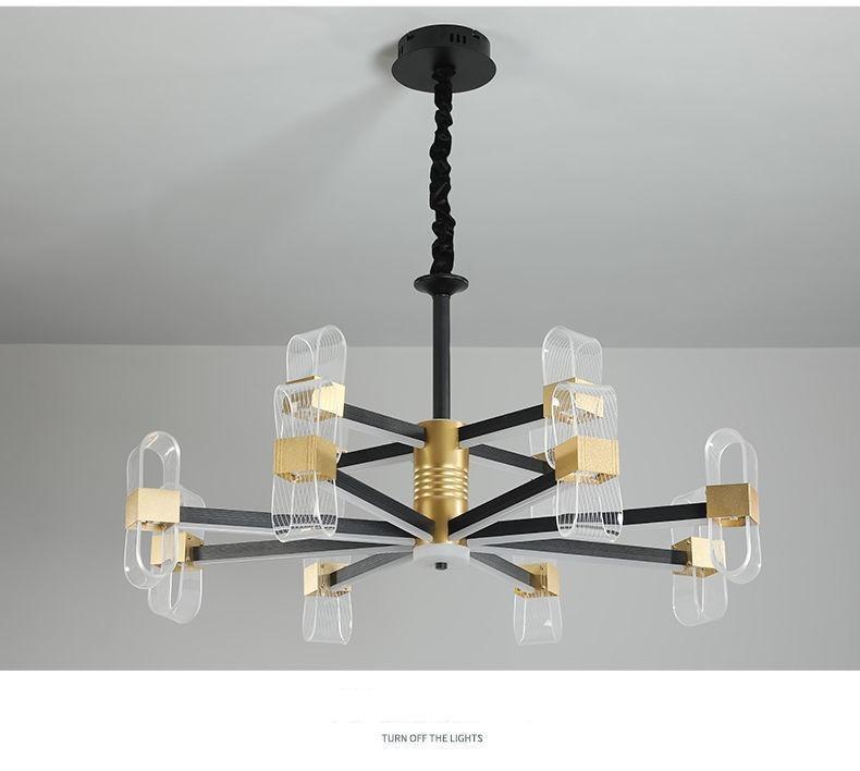 Nordic Chandeliers Use Light In The Bedroom