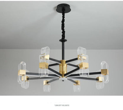 Nordic Chandeliers Use Light In The Bedroom