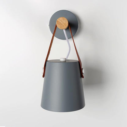 Modern minimalist adjustable wall-mounted household bedside lighting wall decoration bathroom mirror lamp LED wood wall lamp E27
