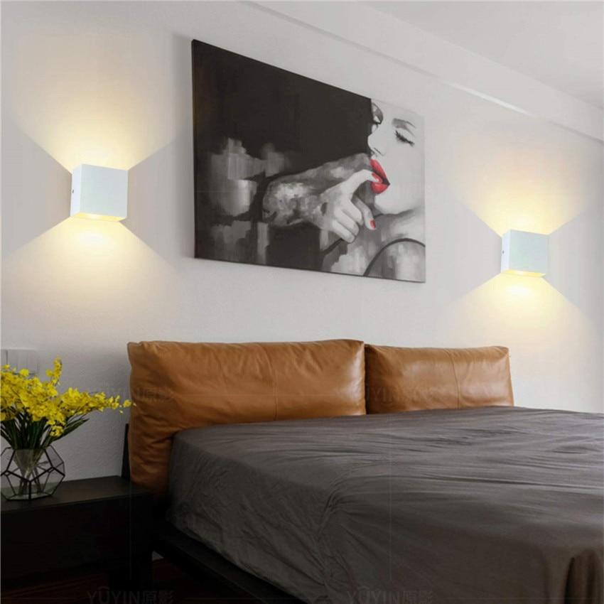 6W Up and Down Wall Lamps Dimmable LED Aluminium Wall Light LED Wall Lamp For Bedroom Living Room Corridor Aside Lighting BL06