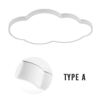 Cartoon LED Ceiling Light Lamp Cloud Fixture Surface Mounted Dimmable Children Kids Bedroom Study Remote Control