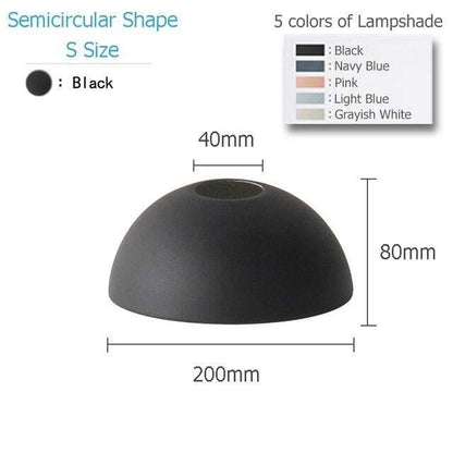 Nordic Loft Simple Pendant Lights E27 LED Modern Creative Hanging Lamp Design DIY For Bedroom Living Room Kitchen Restaurant