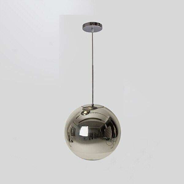 Modern TDixon Pendant Lights Gold Silver Mirror Ball Hanglamp Globe Glass Led Lamp Kitchen Living Room Bedroom Nordic Lamp