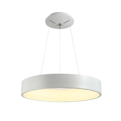 Gray Circle LED Pendant Lights Modern For Dining Room Restaurant Decoration Hanging Lamp Living Bedroom Fixtures Luminaria