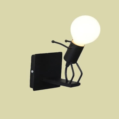 Wall lightchandelier wall lamp lights LED lamp Creative Mounted Iron Bedside Sconce Lamp for Kids Baby Room Living RoomDining ro