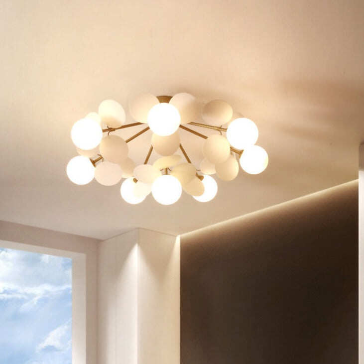Bedroom Lamps Warm And Romantic Creative Online Celebrity Ins Petal Ceiling Lamp