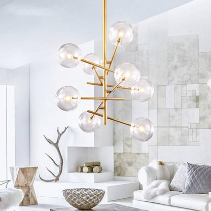 Europe Modern Creative Glass Pendant Light magic beans Glass Bubbles Study Livingroom Restaurant Cafe Decoration Lamp