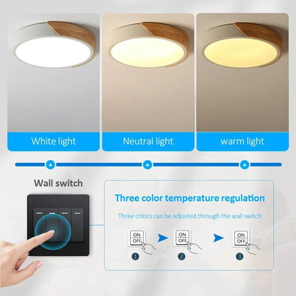 LED Modern Iron Acryl Colorized Round 5cm Super Thin LED Lamp.LED Light.Ceiling Lights.LED Ceiling Light.Ceiling Lamp For Foyer