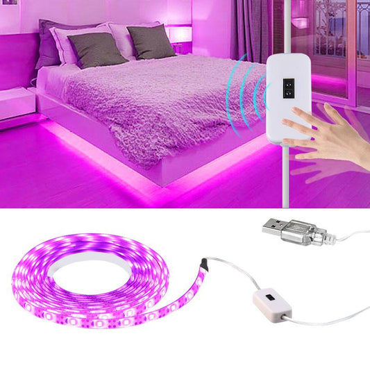 USB LED Grow Light Full Spectrum waterproof LED Strip Lights 2835 60LEDs Phyto Lamps For Greenhouse Hydroponic Plant Growing