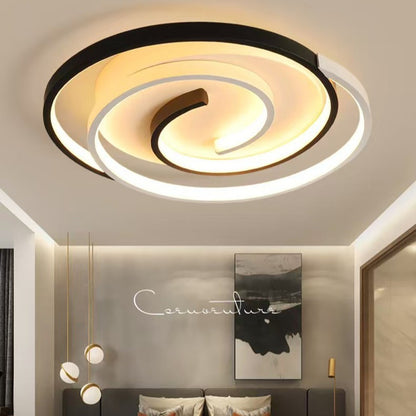 220V 230V Household LED Ceiling Lights Modern Living Room Bedroom Ceiling Light 40/50cm Simple Ceiling Lamp Low Floor Lighting