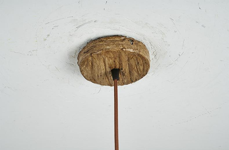 Retro Creativity Withered Lotus Leaf Branch Lamp Village House Decorative Chandelier Engineering Custom Lamp