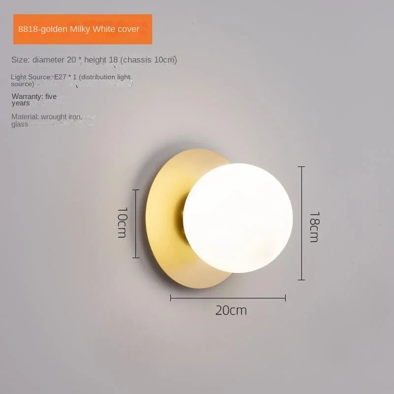 Bedside Wall Lamp for Bedroom Stairs Indoor LED Wall Lighting Wall Sconce for Home Decor Living Room