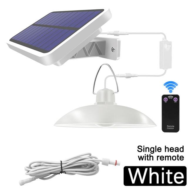 Double Head Solar Pendant Light Outdoor Indoor Solar Lamp With Line Warm White/White Lighting For Camping Home Garden Yard