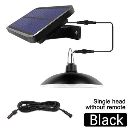 Double Head Solar Pendant Light Outdoor Indoor Solar Lamp With Line Warm White/White Lighting For Camping Home Garden Yard