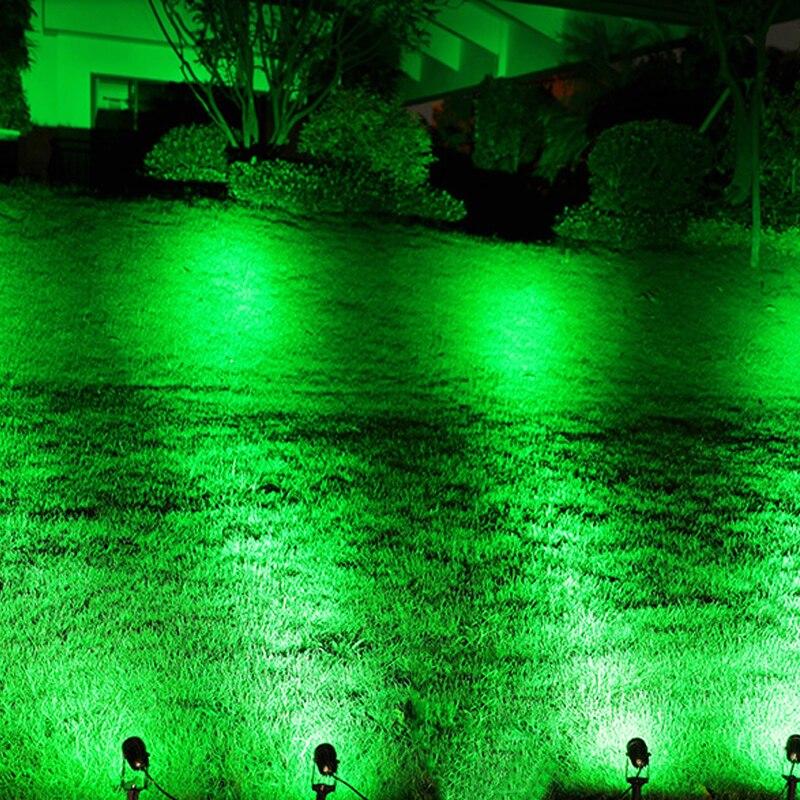 5W Mini RGB Led Lawn Garden Light 12V 85-265V Outdoor IP65 Waterproof Landscape Spot Light Lamps White Red Blue Green Spike lamp