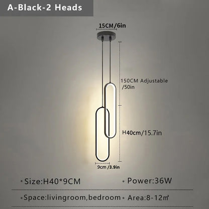 Pendant Light  For Hotel Bar Decoration Aluminium Pendant Lamp For Kitchen Island Bar Chandelier