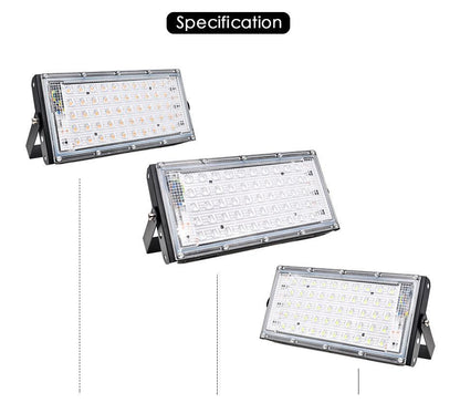 Led Floodlight 50W Waterproof IP65 Outdoor LED Reflector Light Garden Lamp AC Spotlight Street Lighting