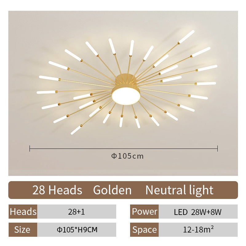 Creative LED Ceiling Lamp Modern Living Room Lights Nordic Lustre Indoor Chandelier Fixtures Lamps