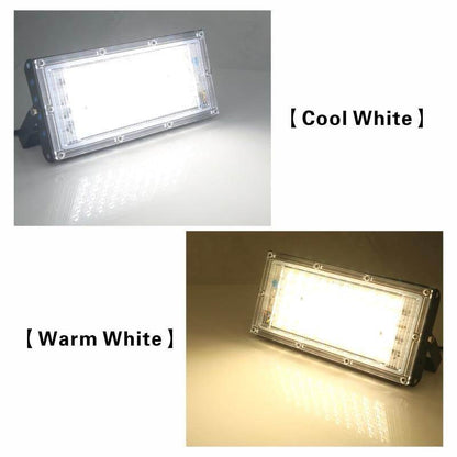 4pcs/lot 50W Led Flood Light AC 220V 230V 240V Outdoor Floodlight Spotlight IP65 Waterproof LED Street Lamp Landscape Lighting