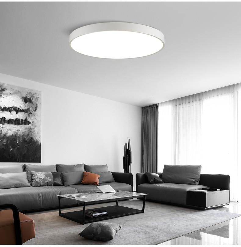 Surface Mount Ultra Thin 5cm LED Ceiling Light Dimmable Modern Lamp Home Lighting Living Room Bedroom Kitchen Lamparas De Techo