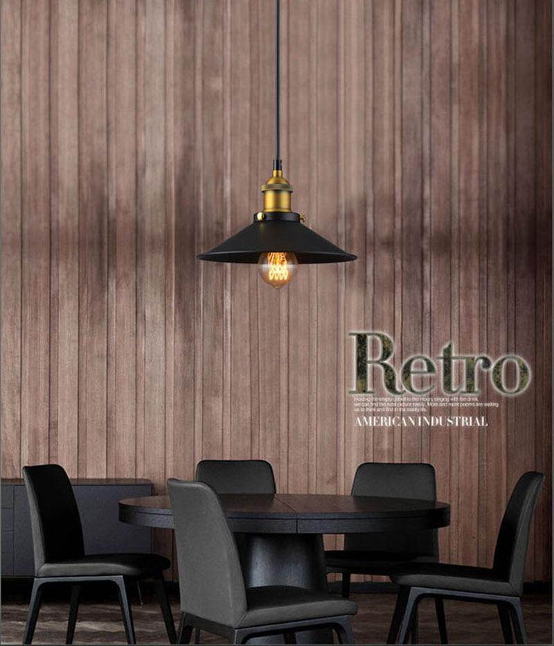 Edison Loft Style Vintage Industrial Retro Pendant Lamp Light e27 Holder Iron Restaurant Bar Counter Attic Bookstore Lamp