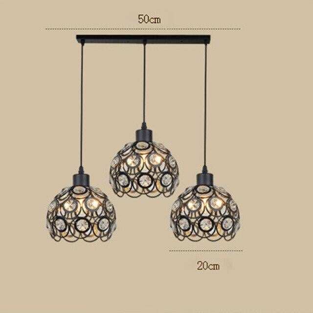 E26/E27 Retro Metal+Cloth Pendant Lamp For Indoor Living Room Dinning Room Hallway Indoor Lighting Hanging Lamp
