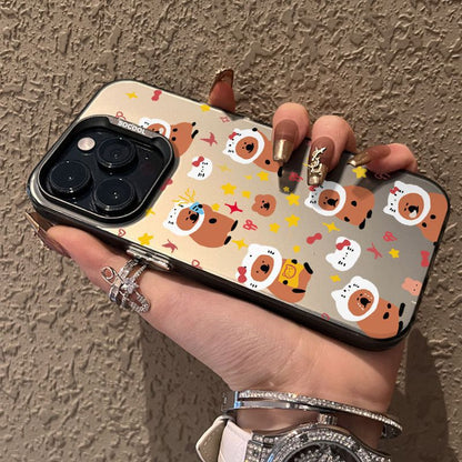 Cute Cartoon Sanrio Hello Kitty Cat Magsafe Wireless Charge Phone Case For iPhone 16 15 14 13 12 Pro Max Cover