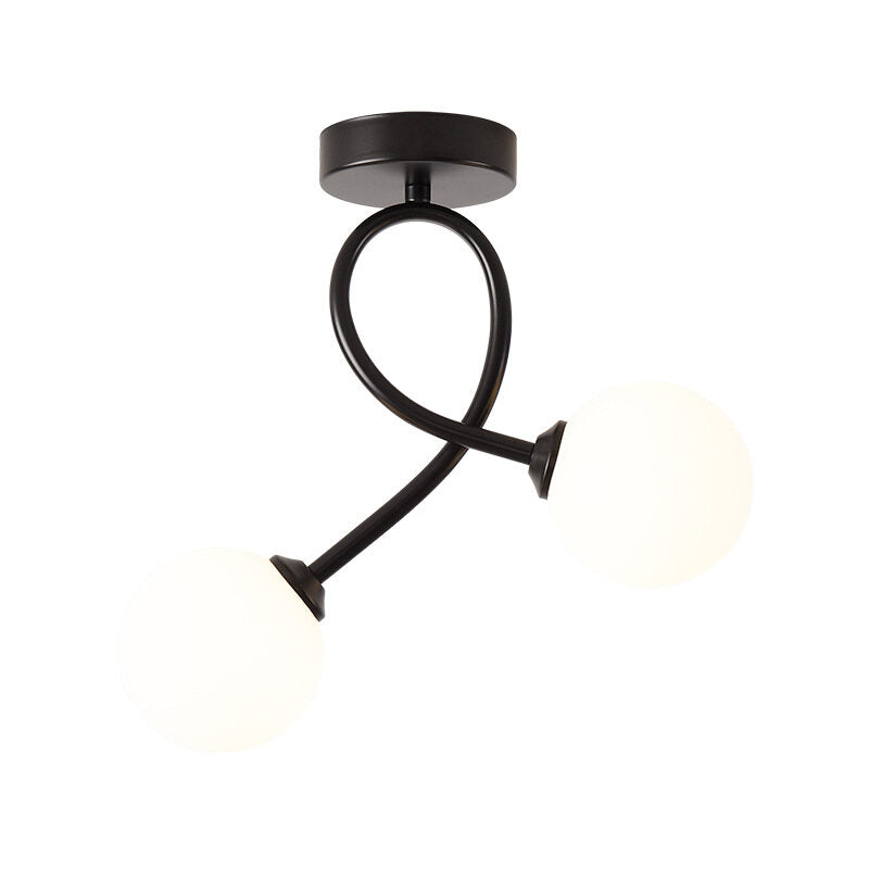 Modern Glass Ceiling Light Minimalist Ceiling lamp Indoor Lighting Hallway Aisle Balcony Entryway