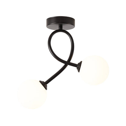 Modern Glass Ceiling Light Minimalist Ceiling lamp Indoor Lighting Hallway Aisle Balcony Entryway