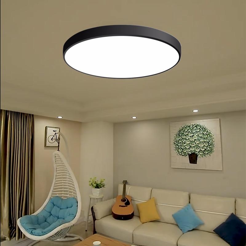 Dining Room Ceiling Light LED Bedroom Ceiling Lamp 2.4G Remote Control Dimming Lamp Living Room Decoration Light Iron AC90-260V
