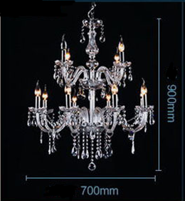 Bedroom Living Room Lamp Hotel European-style Crystal Lamp Restaurant Chandelier Creative Lamps