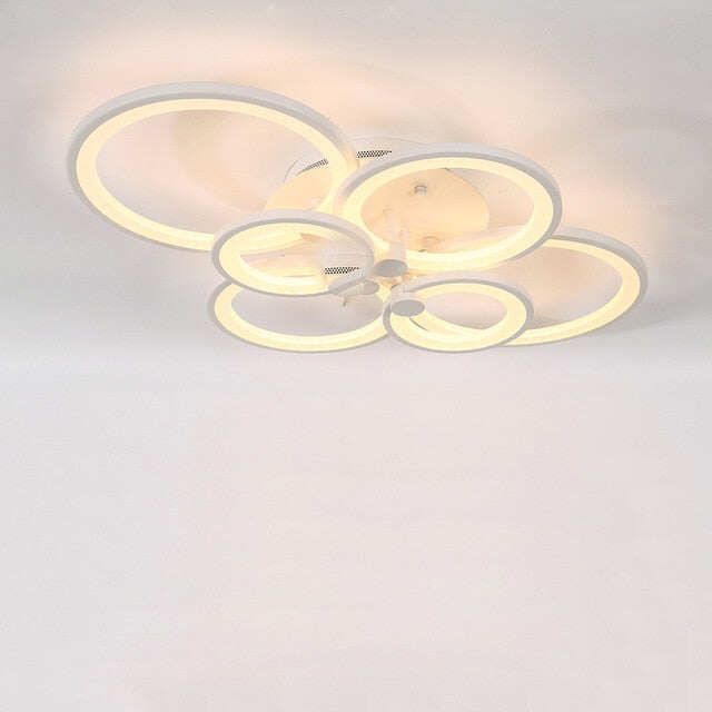 acrylic room modern nordic pendant hanging living room led light bedroom lamp color changing lights led chandelier lighting
