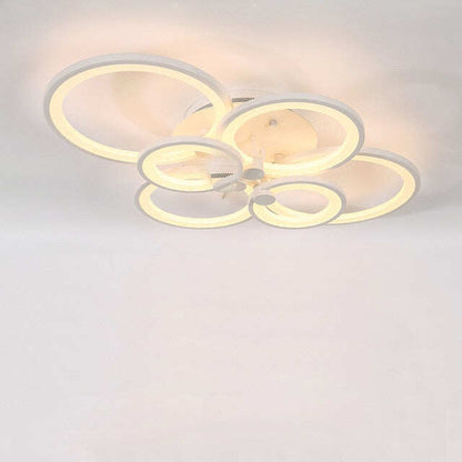 acrylic room modern nordic pendant hanging living room led light bedroom lamp color changing lights led chandelier lighting