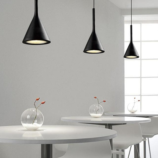 LED  Pendant Lights Imitation Concrete Resin Hanging Lamp Black White Red /Grey For Restaurant Bedroom Home Decor Lighting