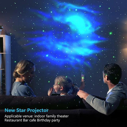 Starry Sky Projector Night Light Projection USB Star Projector Bedroom Party Laser Light 360 Degree Rotation Night Lamp
