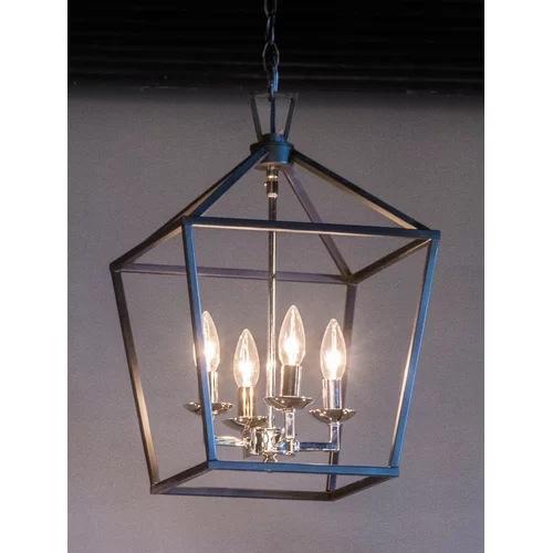 American Retro Iron Industry Wind Four-headed Chandeliers