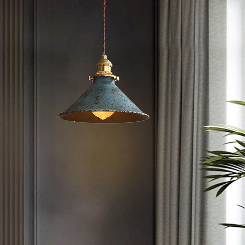 Nordic Restaurant Chandelier Retro Simple Modern Bedroom Study Room Homestay Designer Hand-Painted Dining Table Bar Desk Lamp