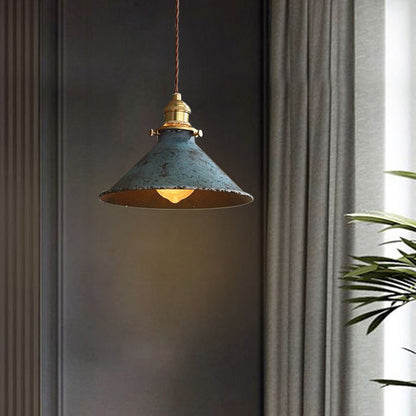 Nordic Restaurant Chandelier Retro Simple Modern Bedroom Study Room Homestay Designer Hand-Painted Dining Table Bar Desk Lamp