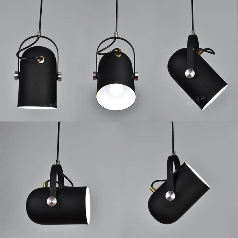 Nordic Minimalism Droplight Angle Adjustable E27 Small Pendant Lights, Home Decor Lighting Lamp And Bar Showcase Spot Light