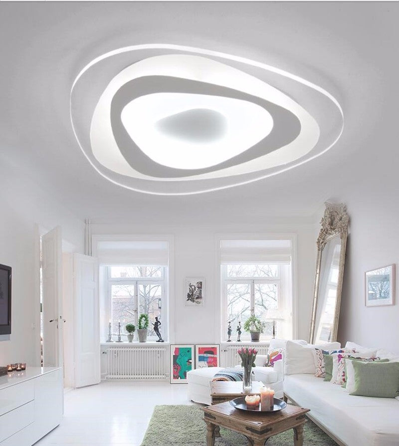 Modern Living Room Nodic Ceiling Lights LED Acrylie Flower Round Lamp Novelty Indoor Lighting Bedroom Light Fixture