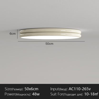 Modern Flat Ceiling Light Chandelier for Living Dining Room Bedroom Down Lighting