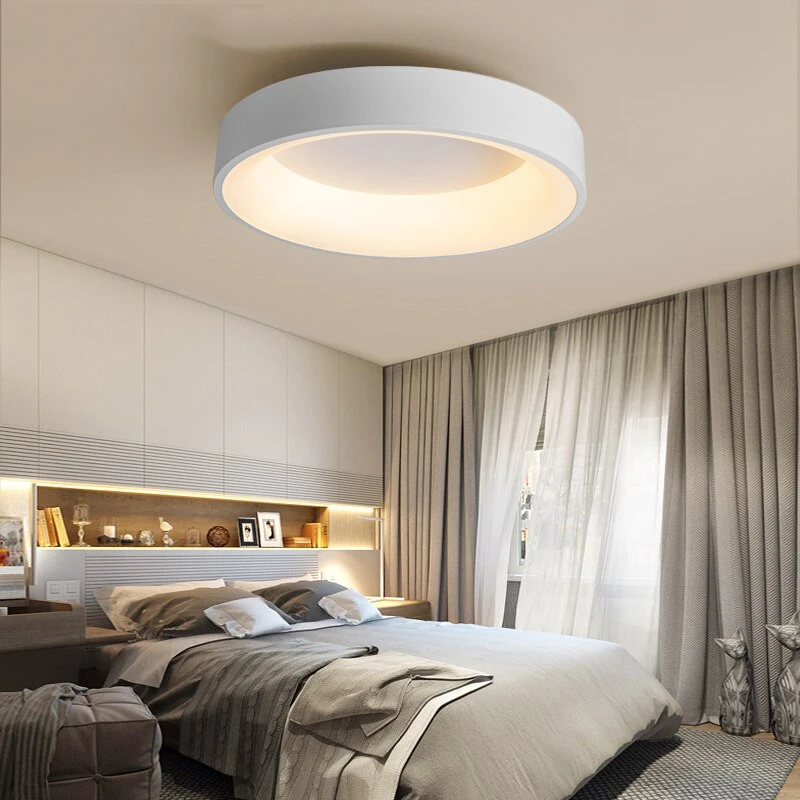 LED Ceiling Light Bedroom Modern Panel Lamp Lighting Fixture Living Room Ceiling Lamp Kitchen Surface Mount Flush Remote Control