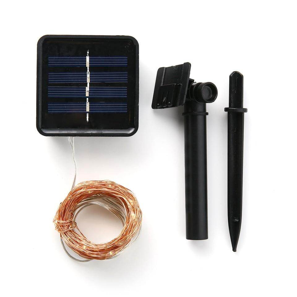 12m 100LED / 5M 50 LED  Waterproof Outdoor Garland Solar Power Lamp Christmas For Garden Decoration