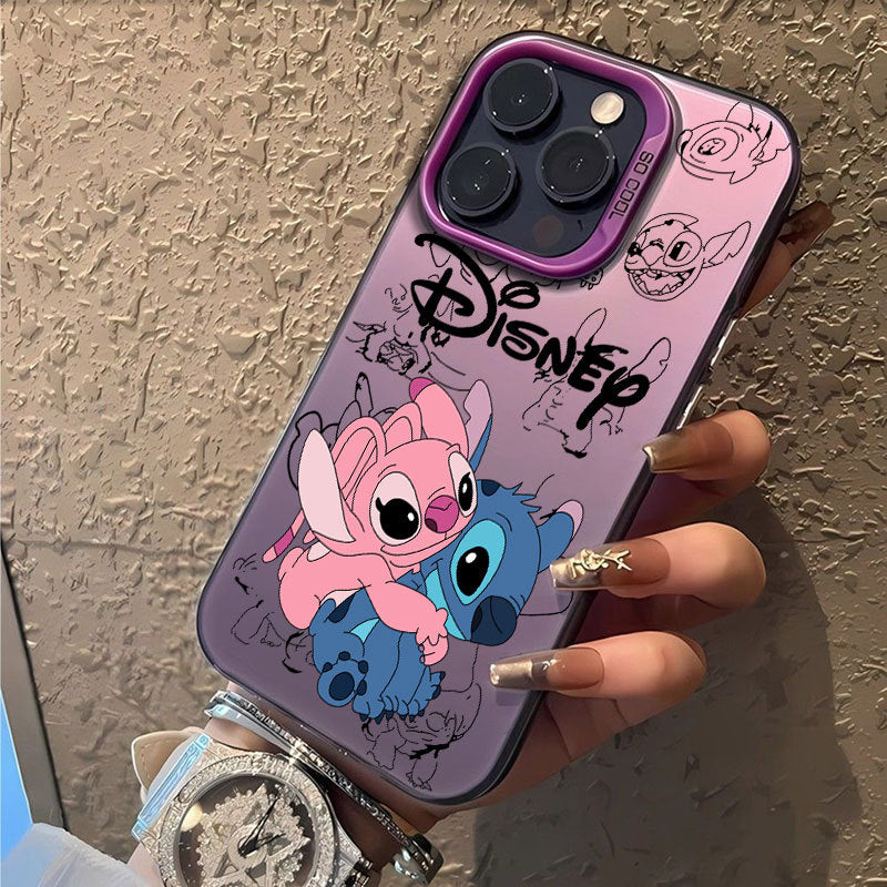 Cute Stitch Creative  Phone Case For iPhone 16 15 14 13 12 11 Pro XS MAX 7 XR 8 7 Plus Clear Cover Fundas