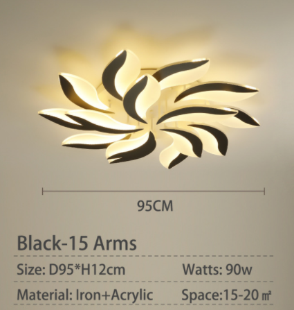 New Design Acrylic Modern Led Ceiling Lights For Living Study Room Bedroom Lampe Plafond Avize Indoor Ceiling Lamp