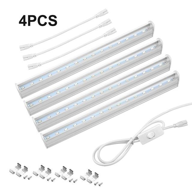 Full Spectrum Led Grow Light T5 Tube EU US Plug LED Phyto Lamps Grow LED Lamp Bar Light Hydroponic Plant Growth Light