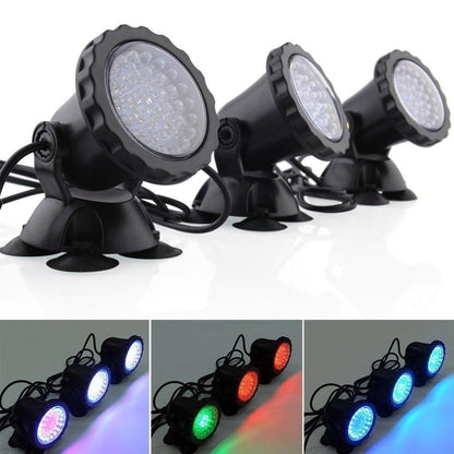 LED Underwater Lights Waterproof Lamp RGB 36leds Underwater Spot Light for Swimming Pool Fountains Pond Water Garden Aquarium