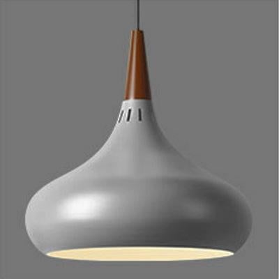 Nordic Single-headed Wooden Dining Chandelier Personality Creativity Macaroon Color Balcony Hollow Chandelier