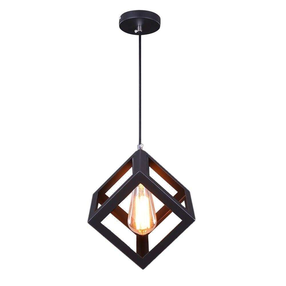 Carbon Steel Bedroom Dinning Room Pendant Lamp E27 Industrial Vintage Lamparas For Home Lighting