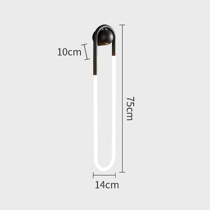 U-shaped Wall lamp Modern designer Creative Study Living room Bedroom Wall light Bedhead
